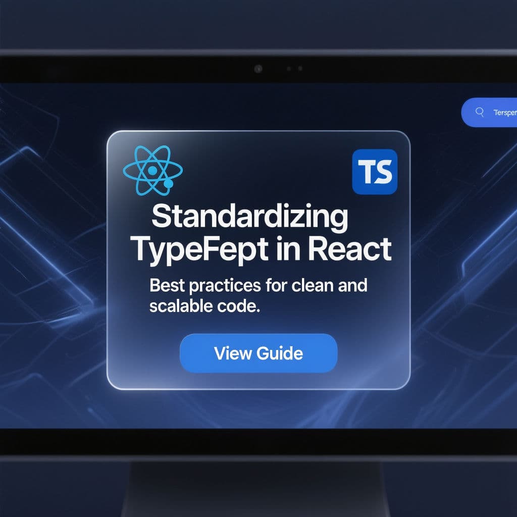 تصویر کاور استانداردسازی استفاده از TypeScript در پروژههای React